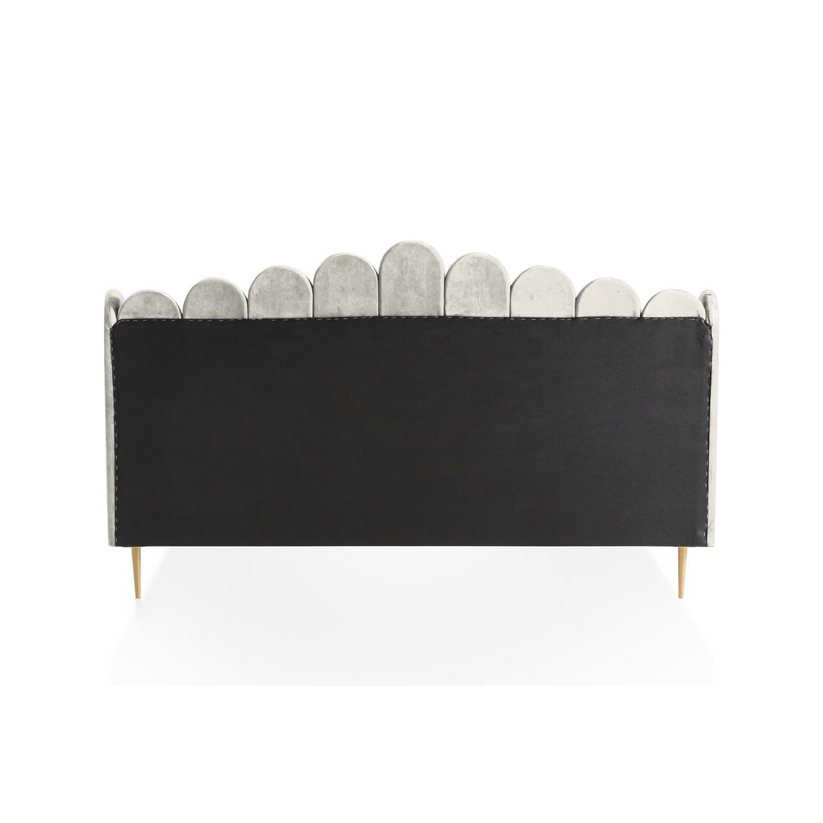 Fluwelen schelpenbed 140x200 cm