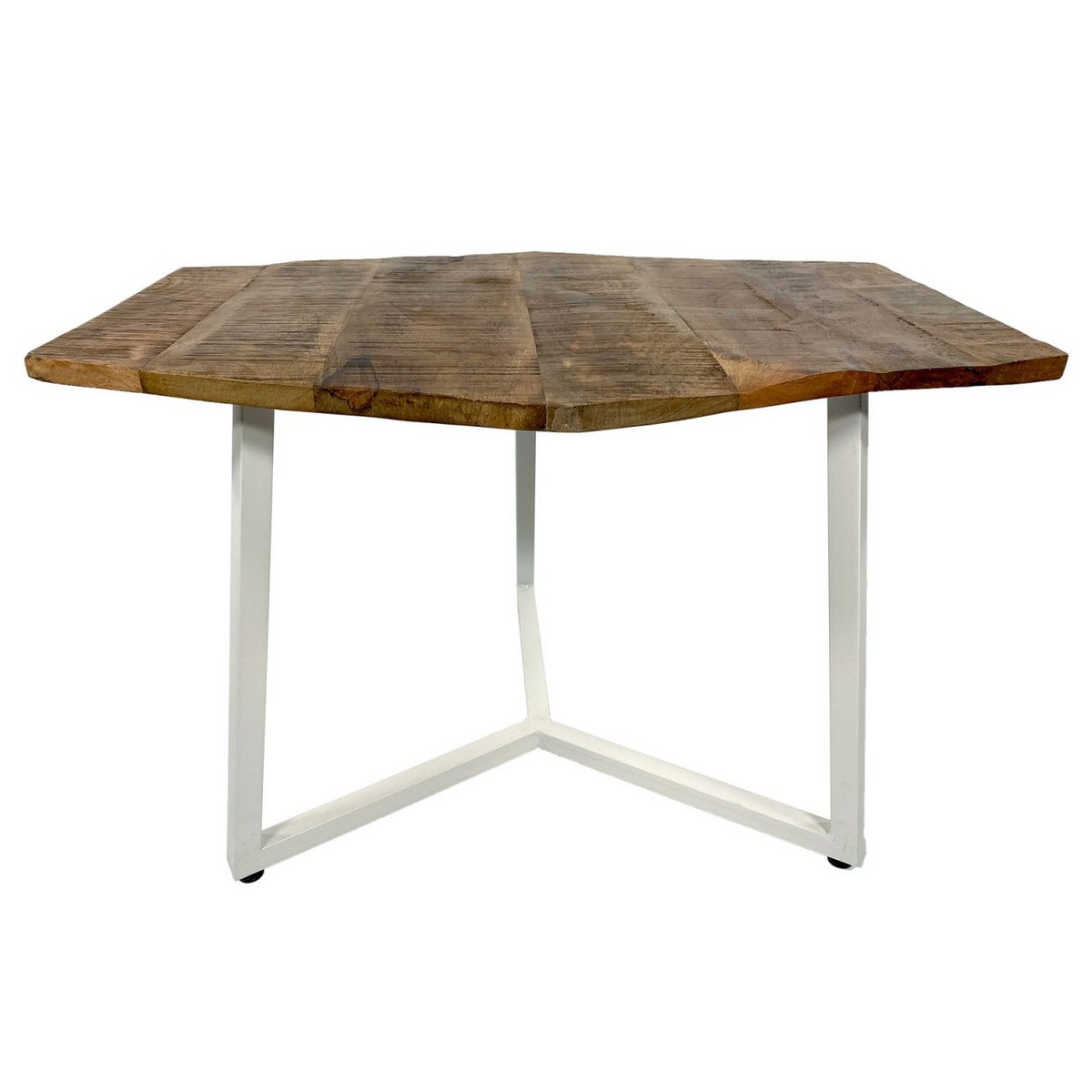 Salontafel 74 x 56 cm woonkamer tafel bijzettafel lyon metalen frame