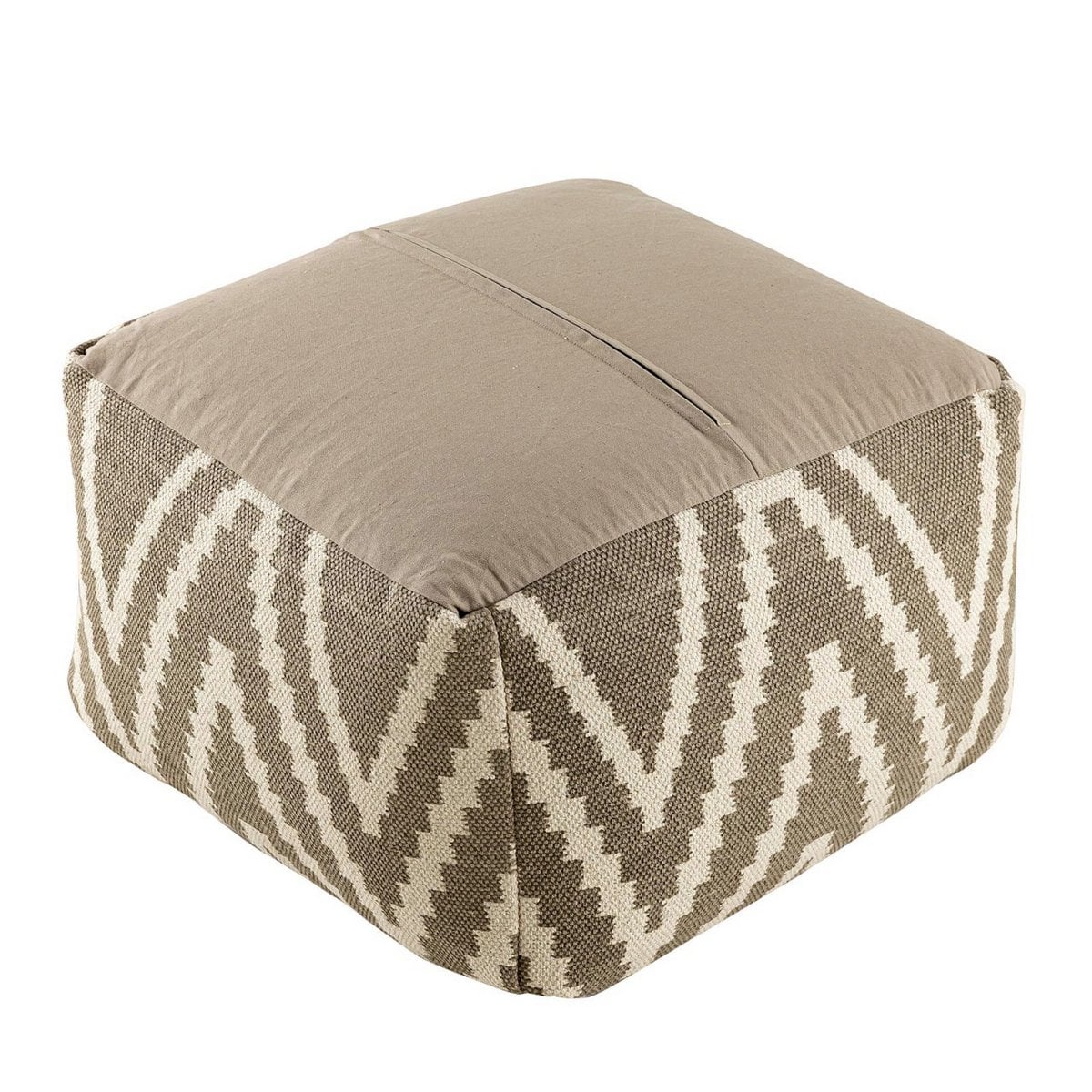 Zittend dobbelstenen voetkrukken stoel kruk 50x35x50cm pouf kelim vloerkussen peru zwarte taupe gele turquoise