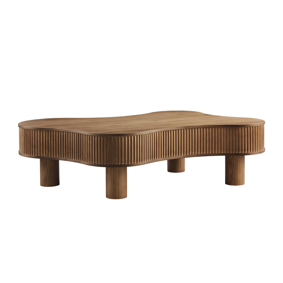 Salontafel 116x77 cm walnoot