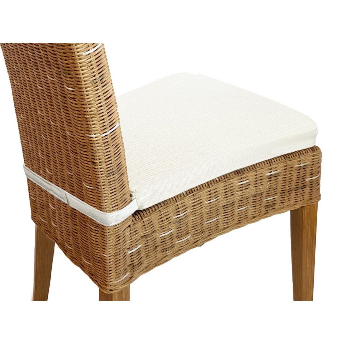 Eetkamerstoelen rattan stoelen wintertuin gangen cardine 6 stuks cappuccino