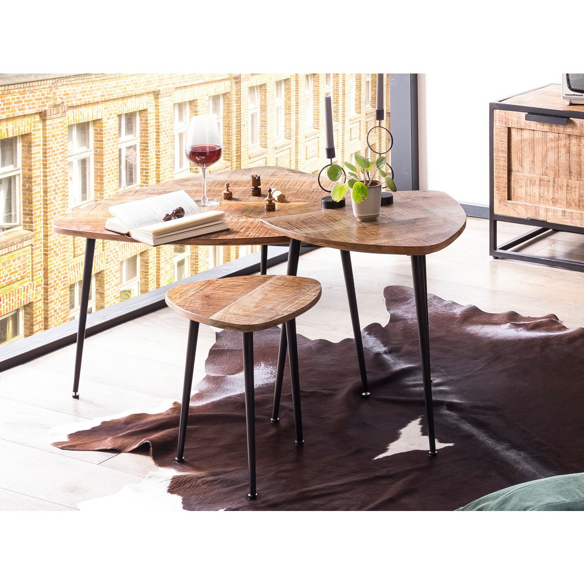 Salontafel 40x37x37 cm