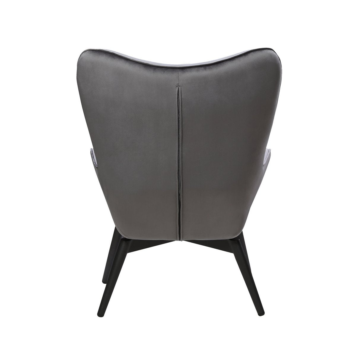 Fauteuil grijs fluweel