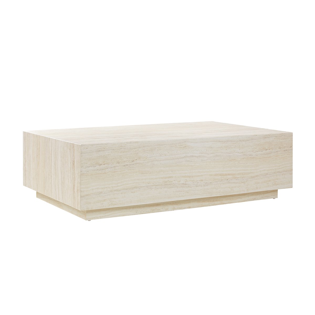 Travertin salontafel 120x75 cm