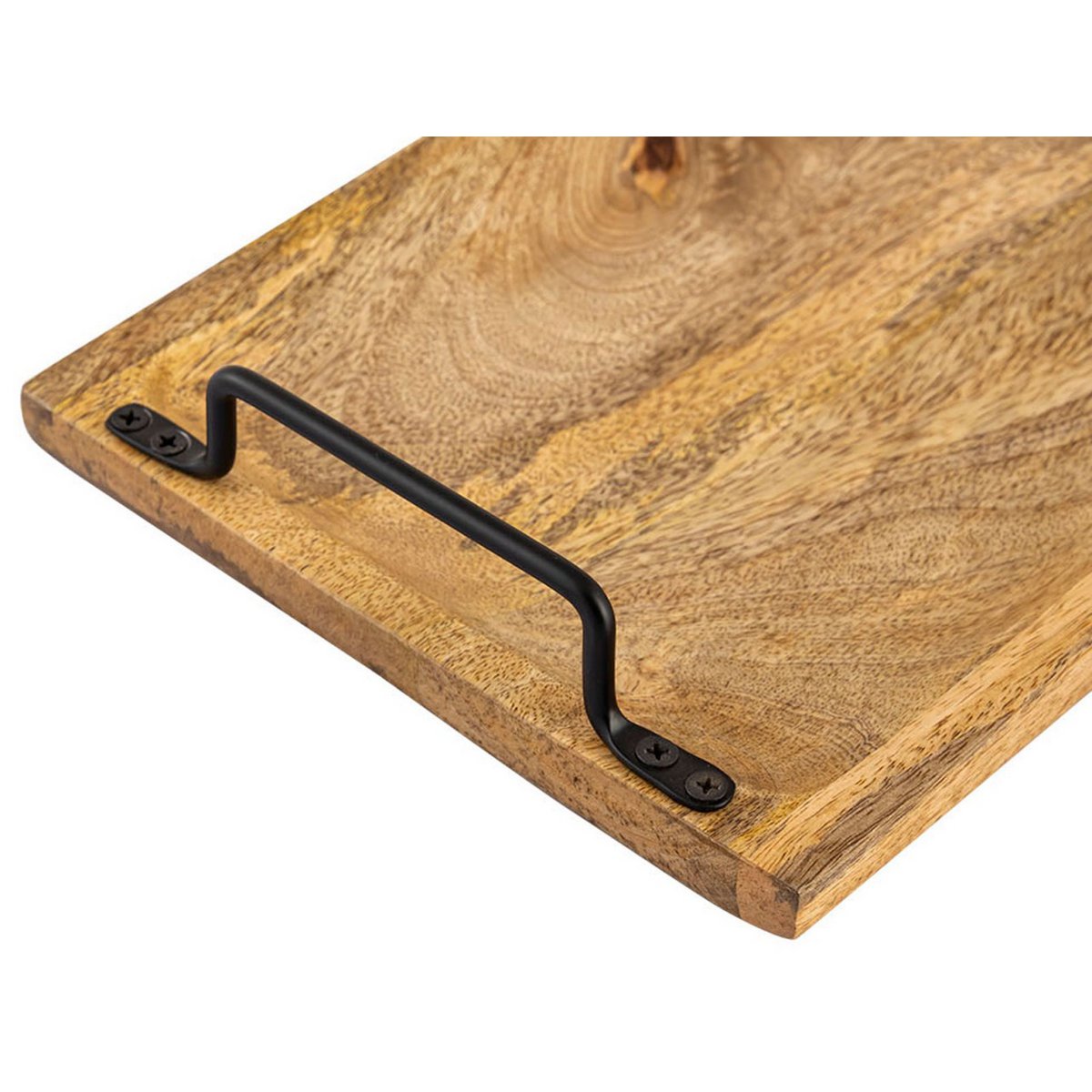 Serveer lade houten lade Tray hout 50x20cm serveerbord decoratietablet mango houten vaste stof