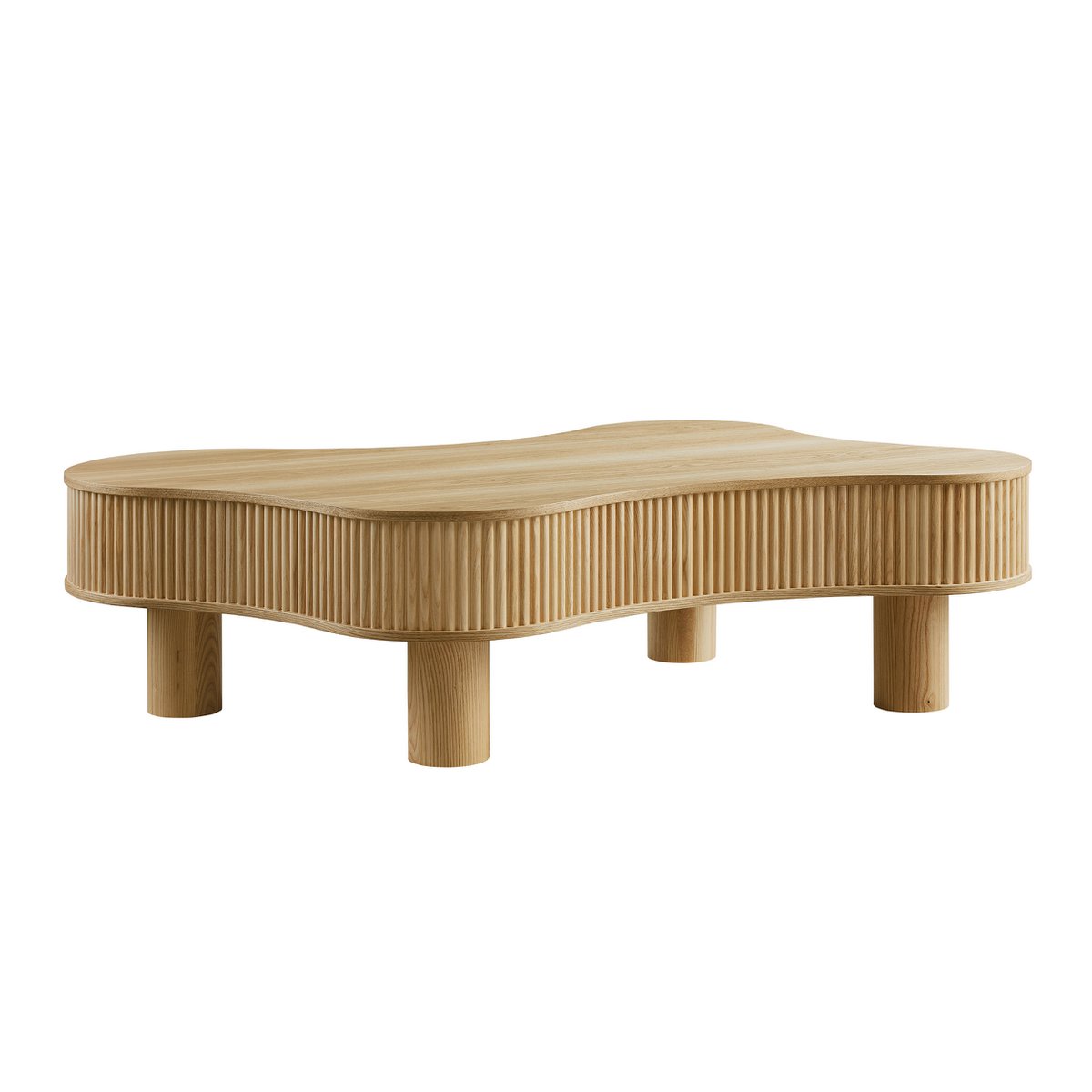 Salontafel 116x77 cm natuur