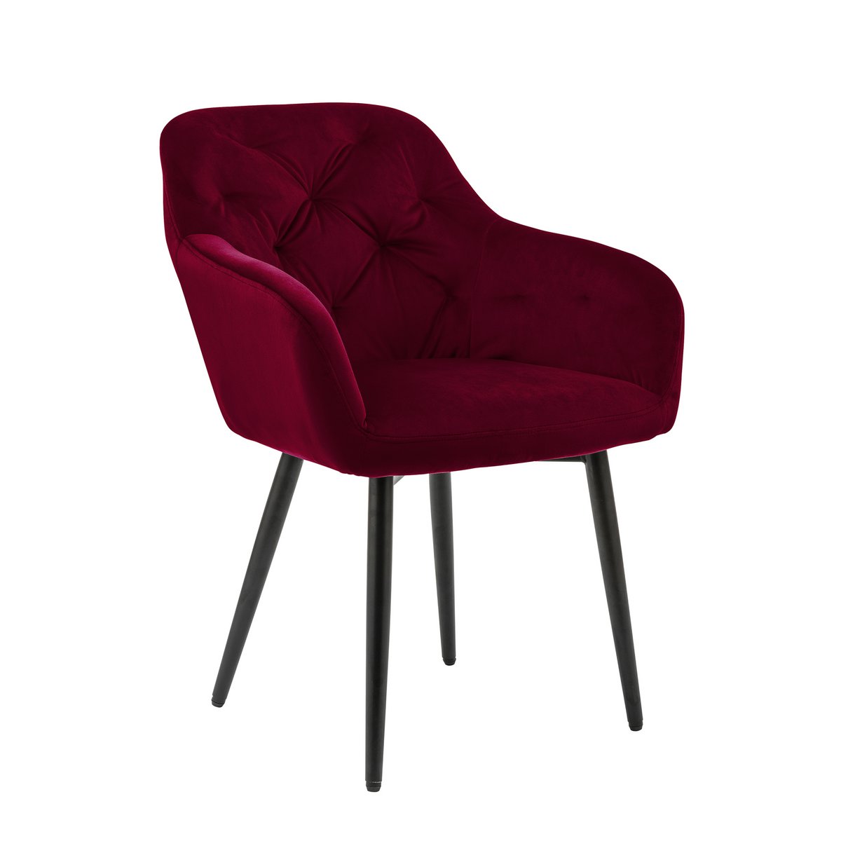 Fauteuil rood fluweel