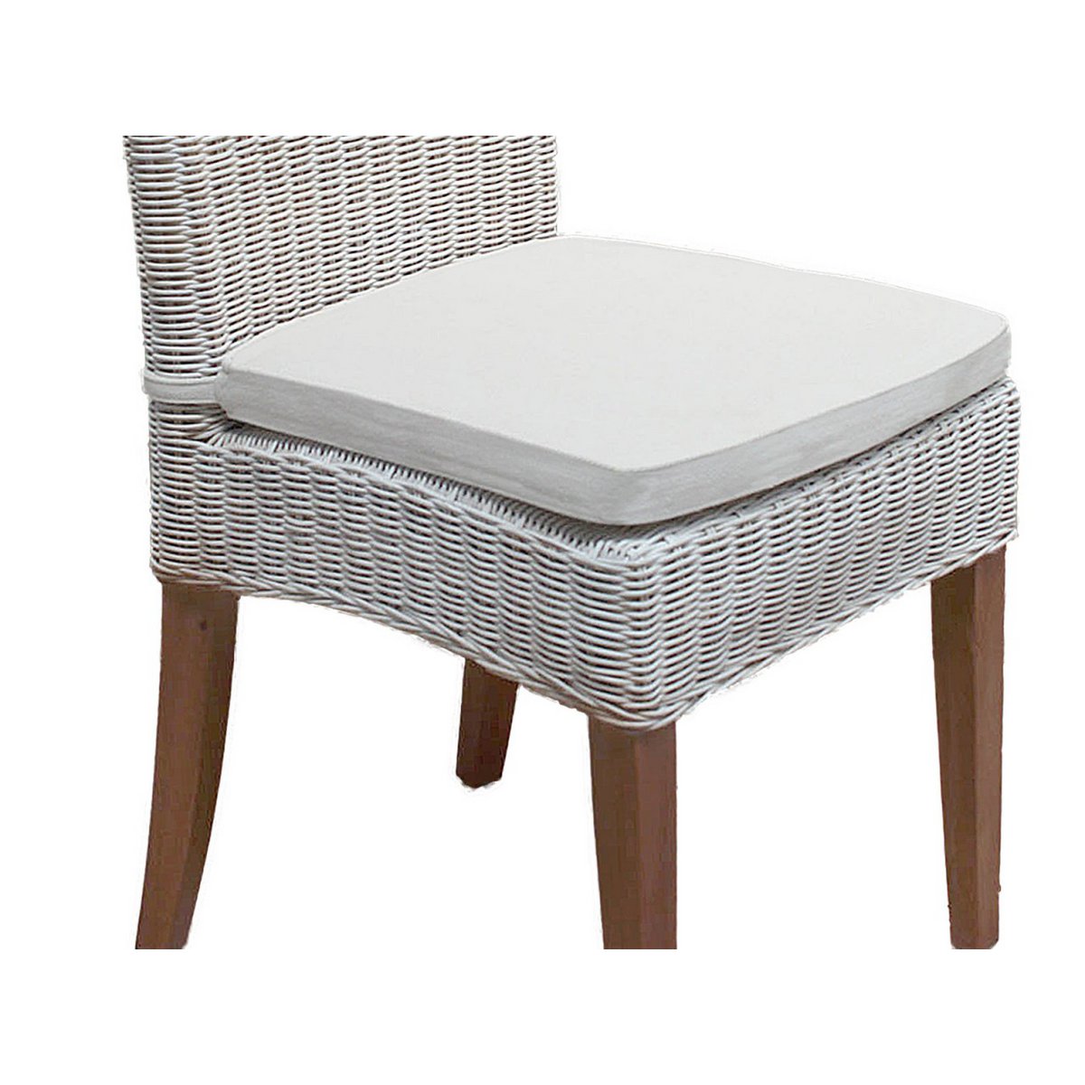 Rattan stoel eetkamer stoel white cardine mand stoel duurzame wintertuin stoel