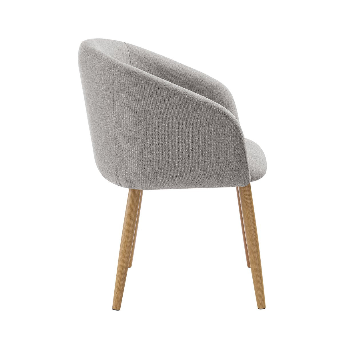 Fauteuilset van 2 structuurstof taupe