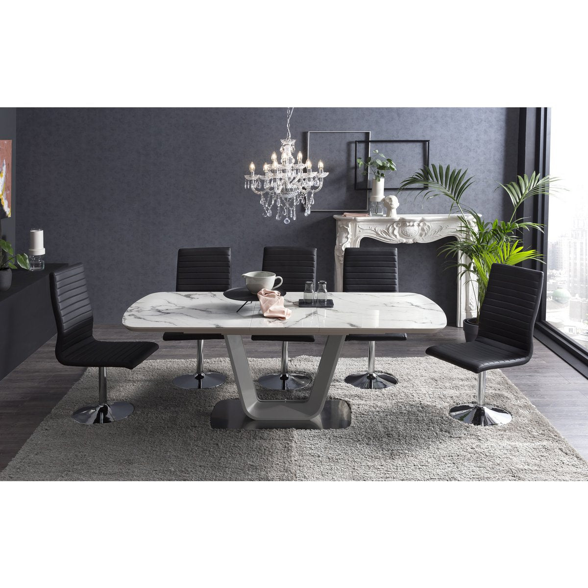 Kroonluchter van acrylglas