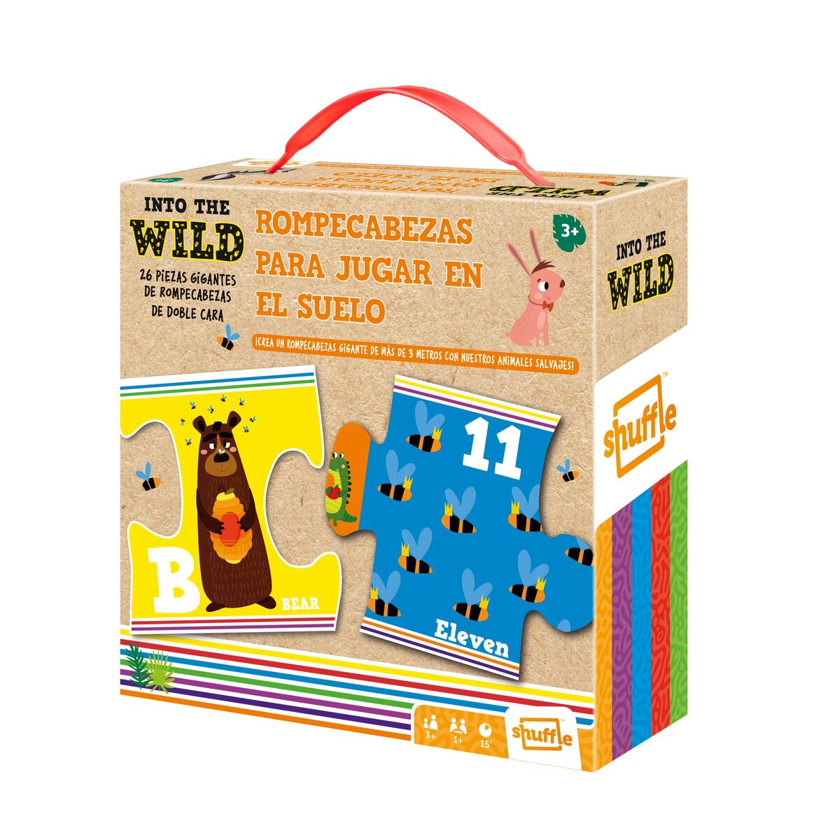 Puzzel Shuffle Into the Wild Kinderen 26 Onderdelen