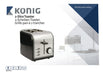 K&Ouml;Nig König Kn-Bt10 Broodrooster