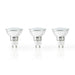 Nedis Wifilw30Crgu10 Wi-Fi Smart Led-Lamp Warm Tot Koel Wit Gu10 3-Pack