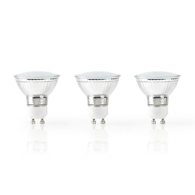 Nedis Wifilw31Crgu10 Wi-Fi Smart Led-Lamp Warm Wit Gu10 3-Pack
