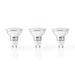 Nedis Wifilw31Crgu10 Wi-Fi Smart Led-Lamp Warm Wit Gu10 3-Pack