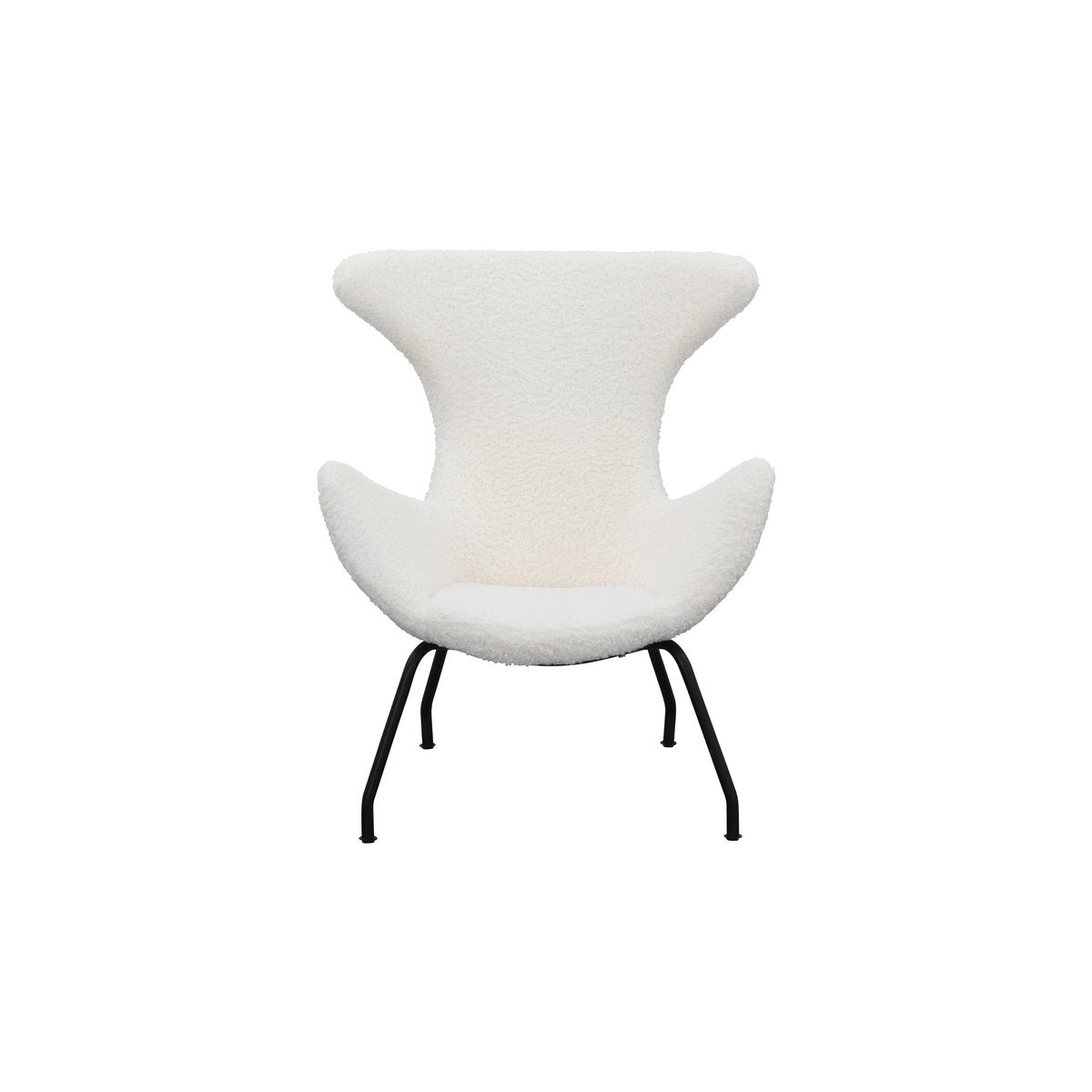 Relax fauteuil teddybont wit