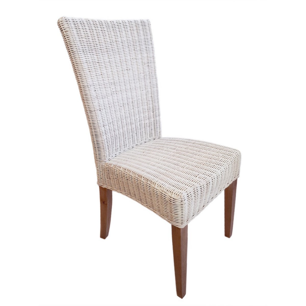 Rattan stoel eetkamer stoel white cardine mand stoel duurzame wintertuin stoel