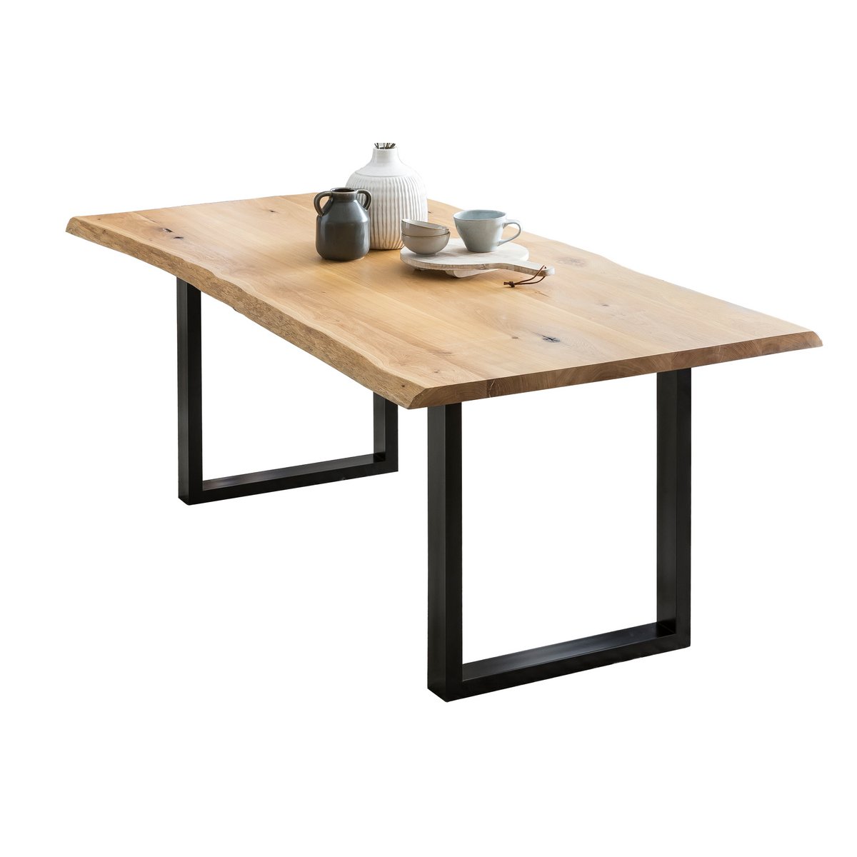 Eiken eettafel 240x100 cm