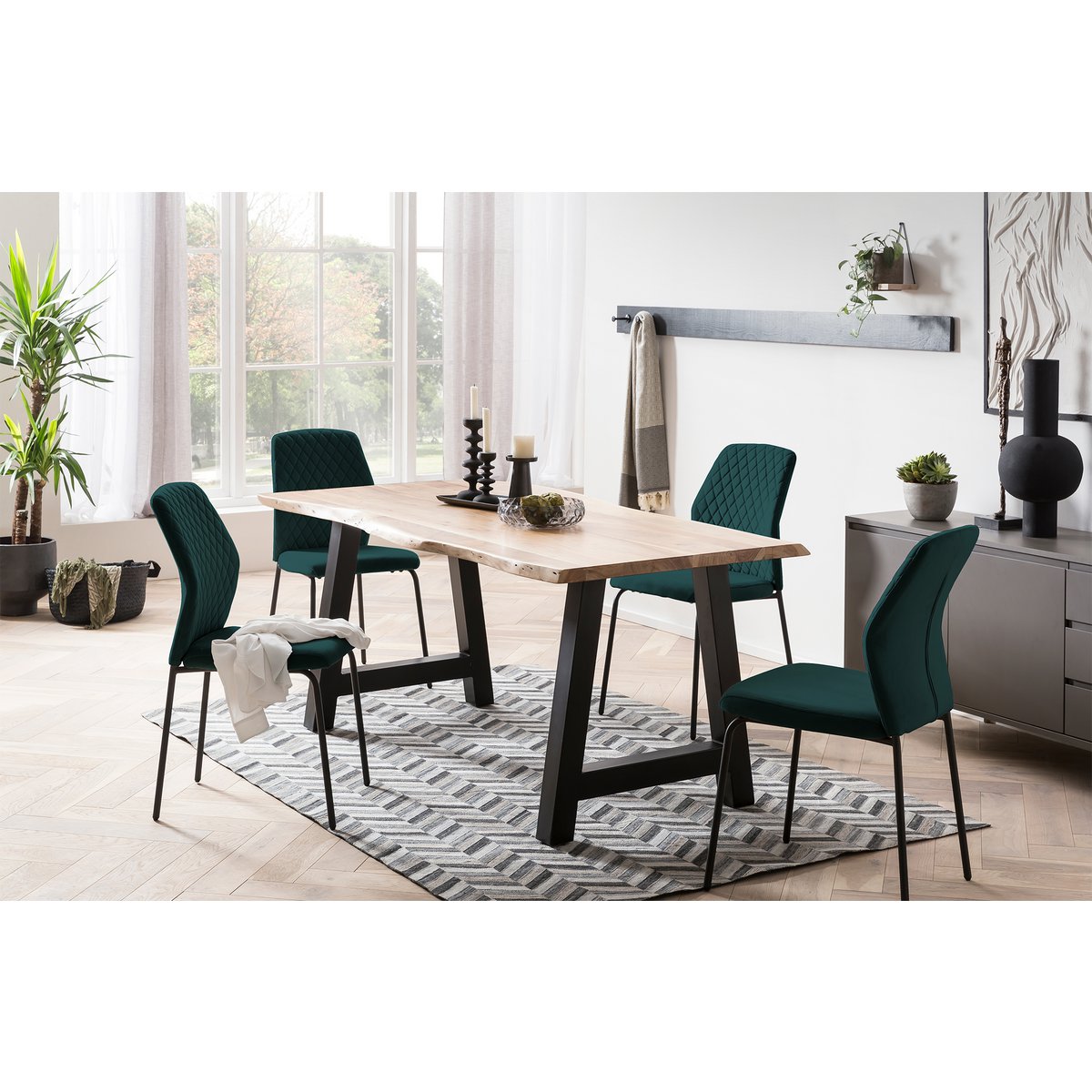 Acacia eettafel 140x80 cm