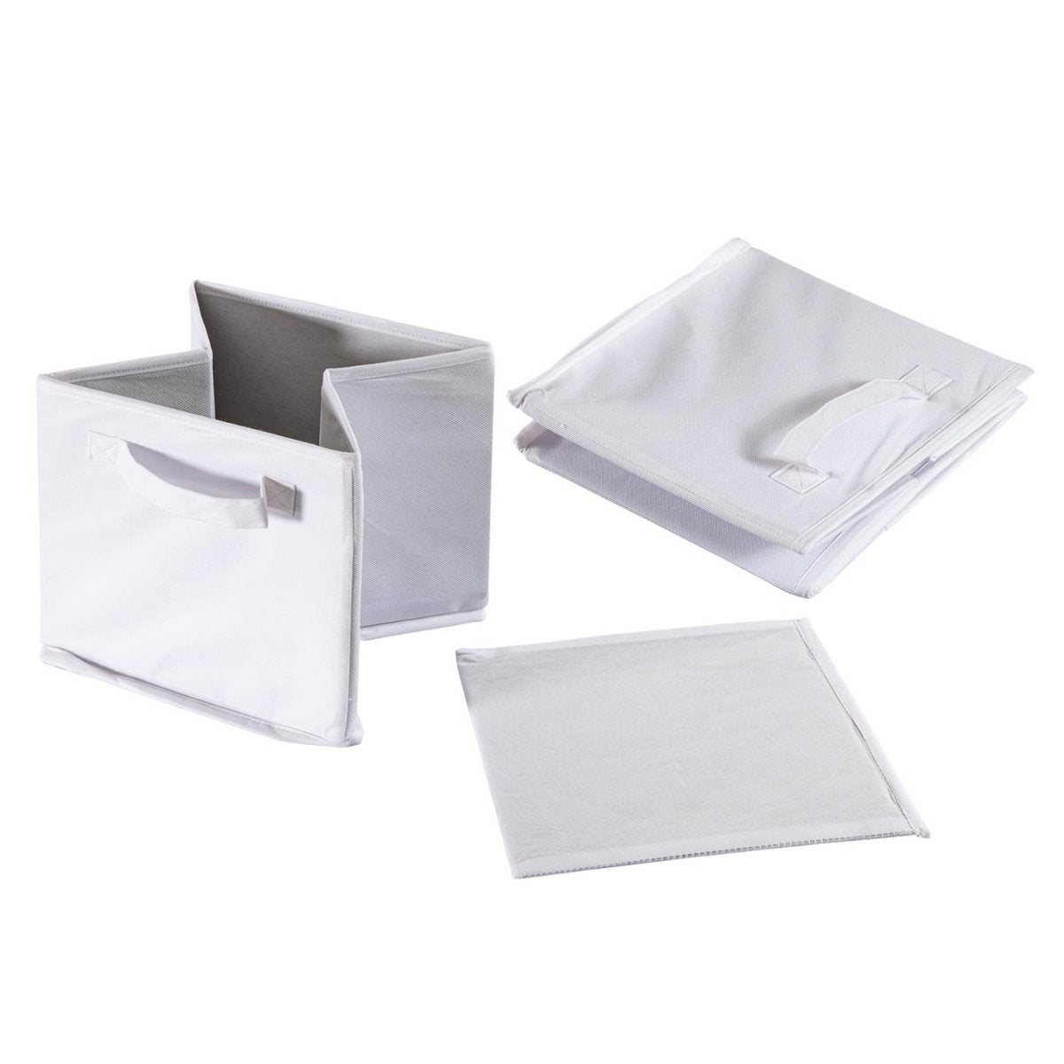 Opslagboxen opvouwbare vouwkast 26x26x26 cm 6 -pack opbergdoos vierkant