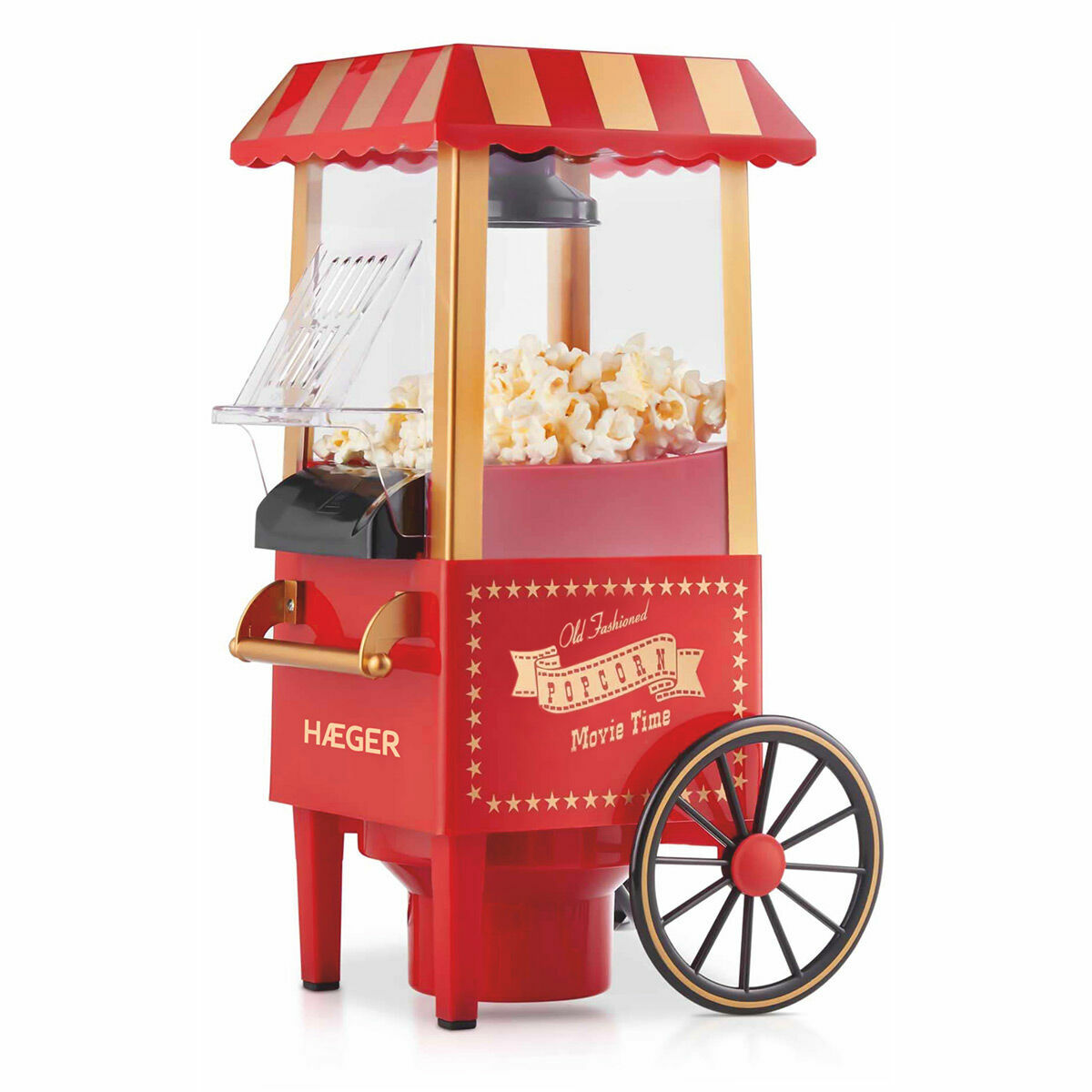 Popcorn maker Haeger PM-120.001A 1200 W Rood