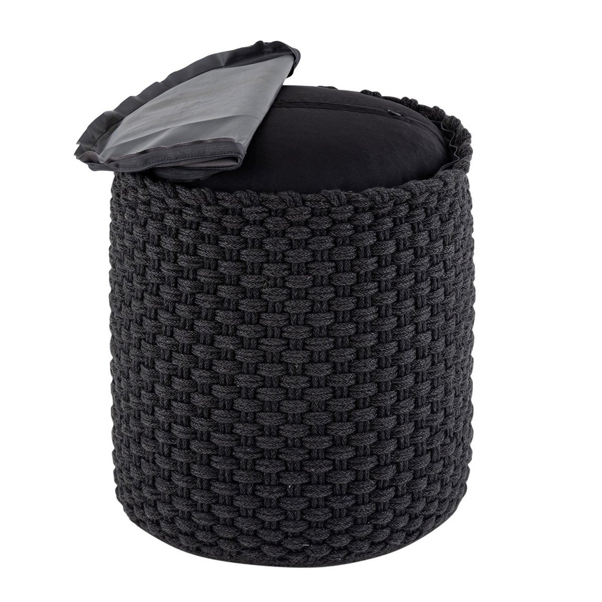Krukken merino pouf outdoor Ø40 h45 cm stoel pouf kan worden vervuld