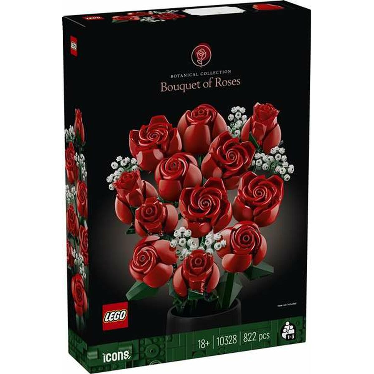 Bouwspel Lego Botanical Collection Bouquet of Roses 822 Onderdelen