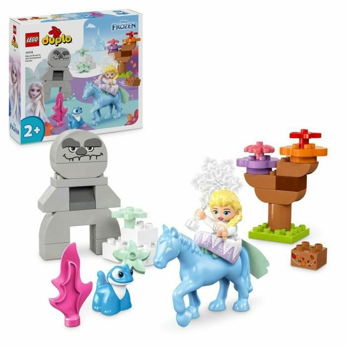 Bouwspel Lego DUPLO Disney 10418 Elsa and Bruni in the Enchanted Forest Multicolour