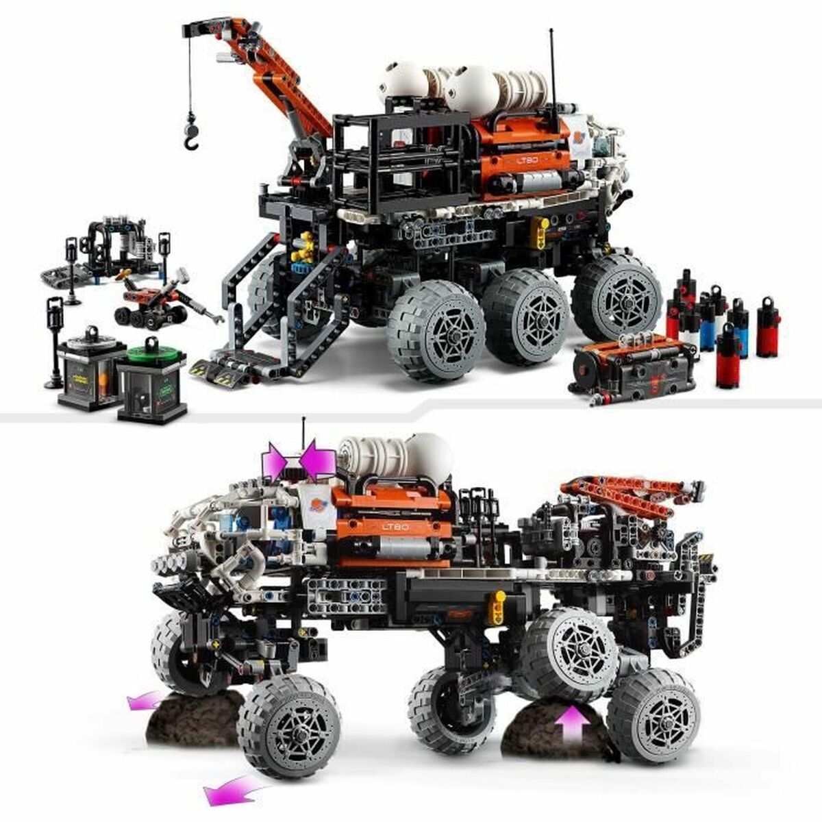 Bouwspel Lego Technic 42180 Mars Manned Exploration Rover Multicolour
