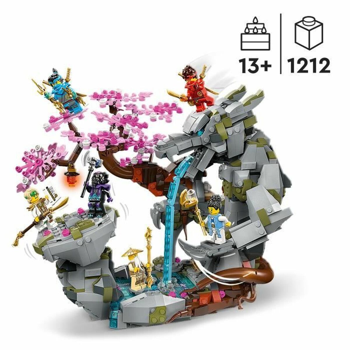 Bouwspel Lego NINJAGO 71819 Dragon Rock Shrine Multicolour