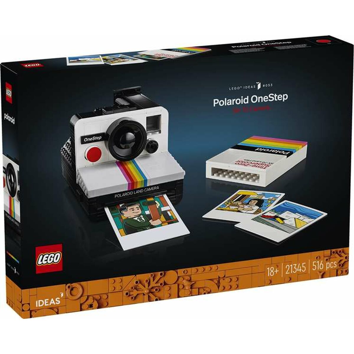 Playset Lego 21345 Polaroid OneStep SX-70 516 Onderdelen