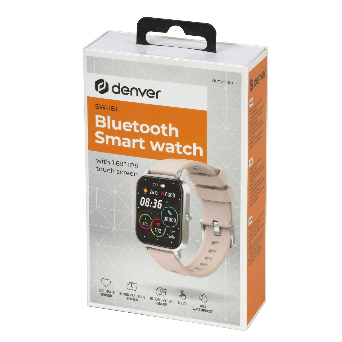 Smartwatch Denver Electronics SW-181 Roze Zilverkleurig 1,7"