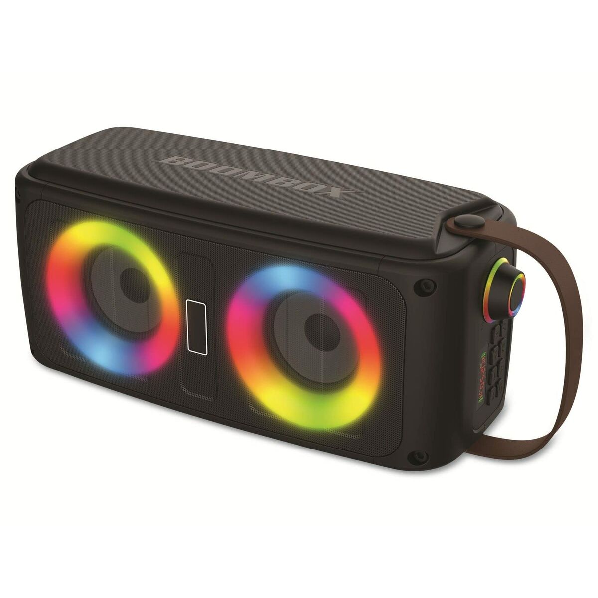 Dankzij de draagbare Bluetooth®-luidsprekers Denver Electronics Zwart LED RGB