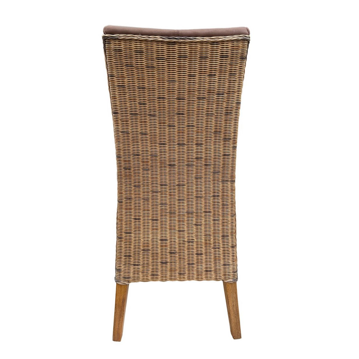 Stoelen van eetkamer gestoffeerde stoel Rattan -stoel Sidney gestoffeerde lederen optieknootmus