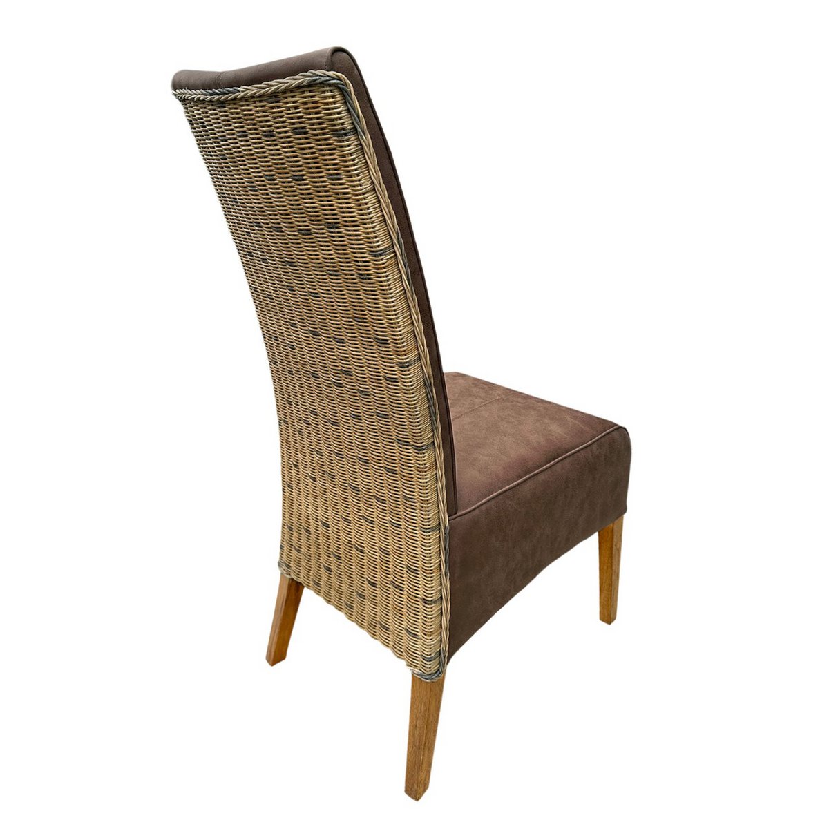 Stoelen van eetkamer gestoffeerde stoel Rattan -stoel Sidney gestoffeerde lederen optieknootmus