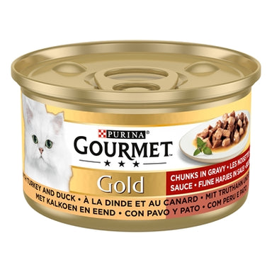 Gourmet Gold Fijne Hapjes Kalkoen / Eend 24X85 Gr