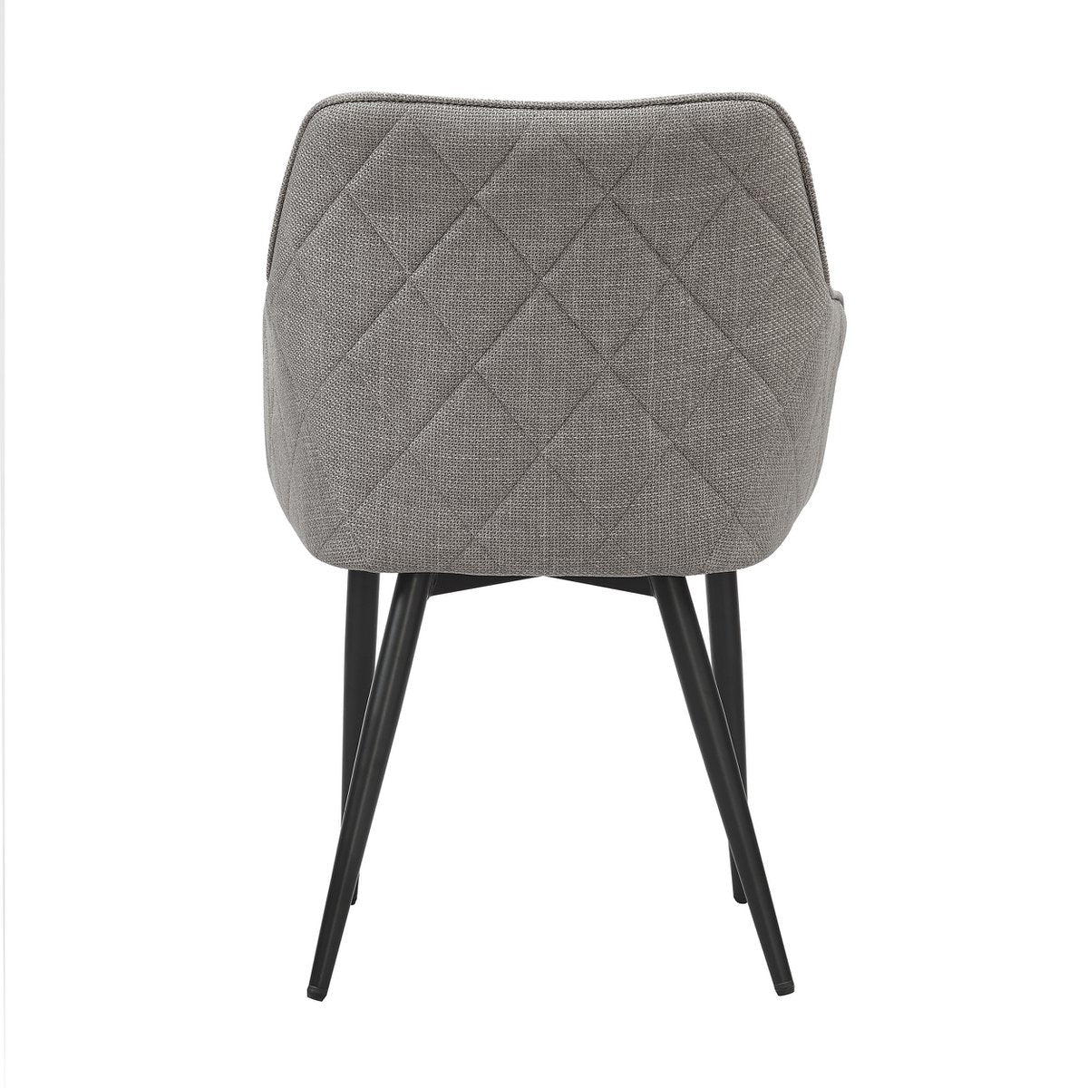Eetkamerstoel structuurstof taupe