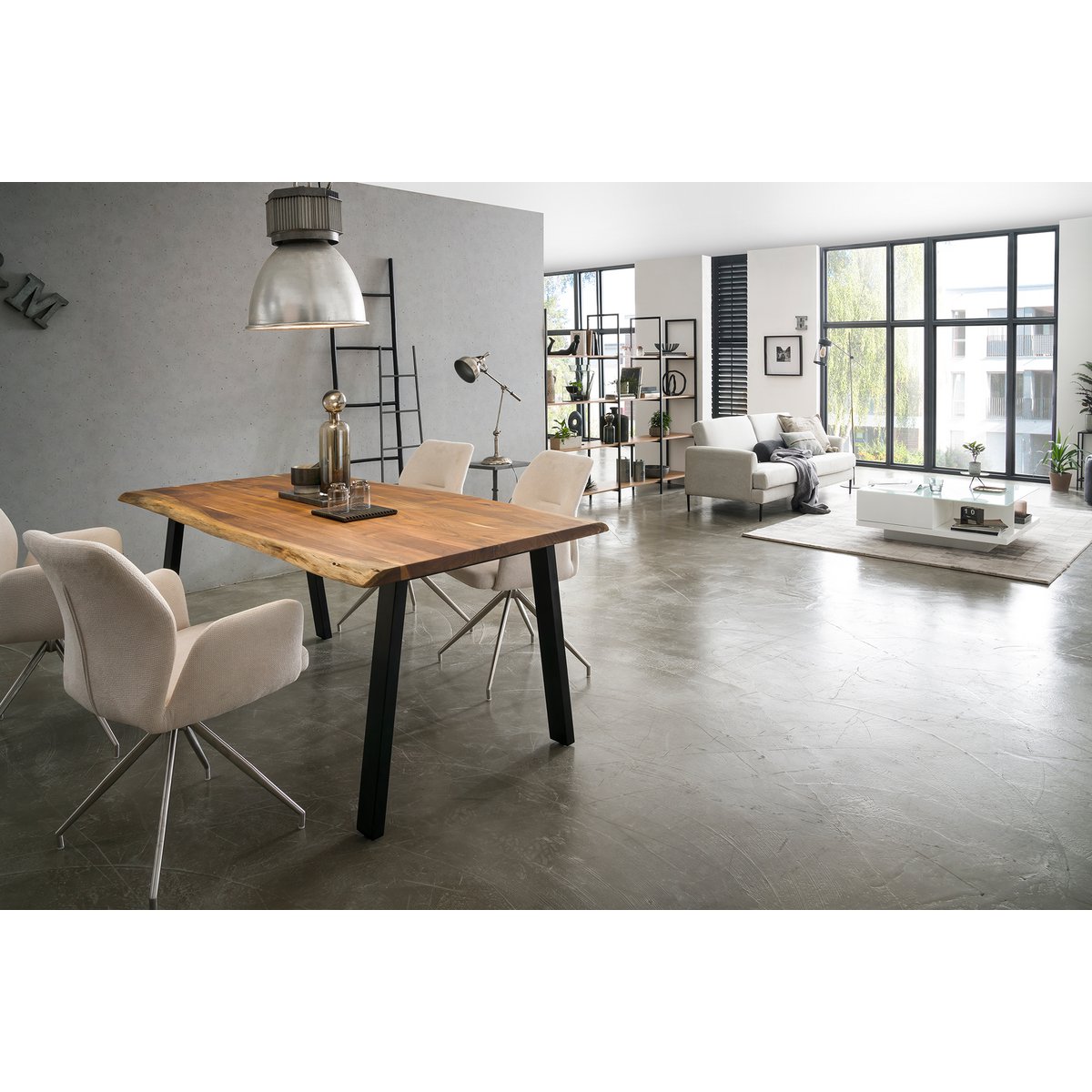 Acacia eettafel 240x110 cm