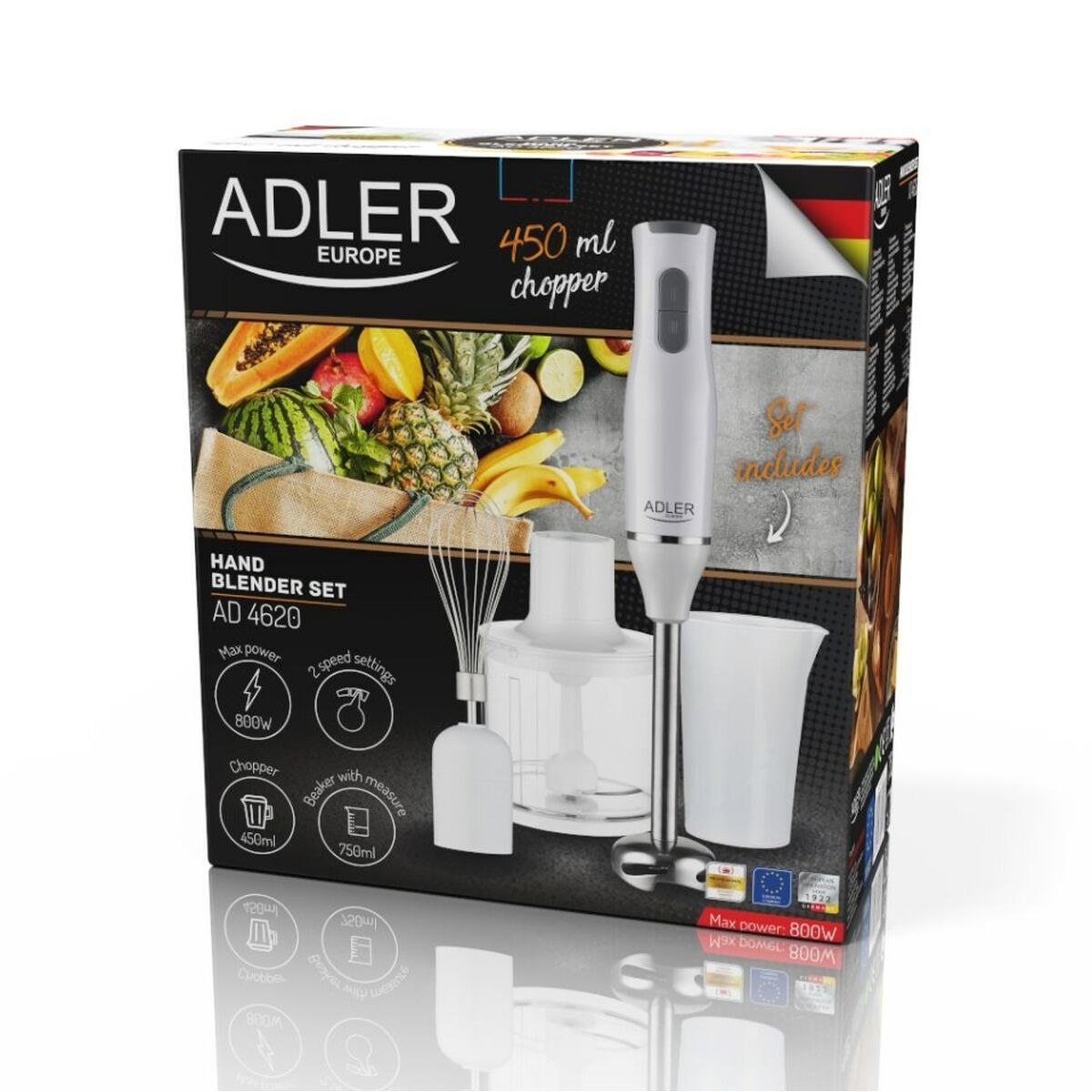 Mixer Adler AD 4620 Wit 500 W