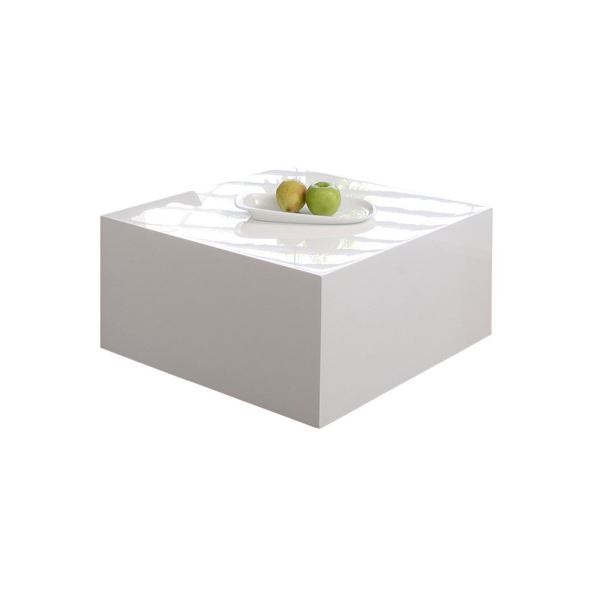 Salontafel 60x60x30cm wit