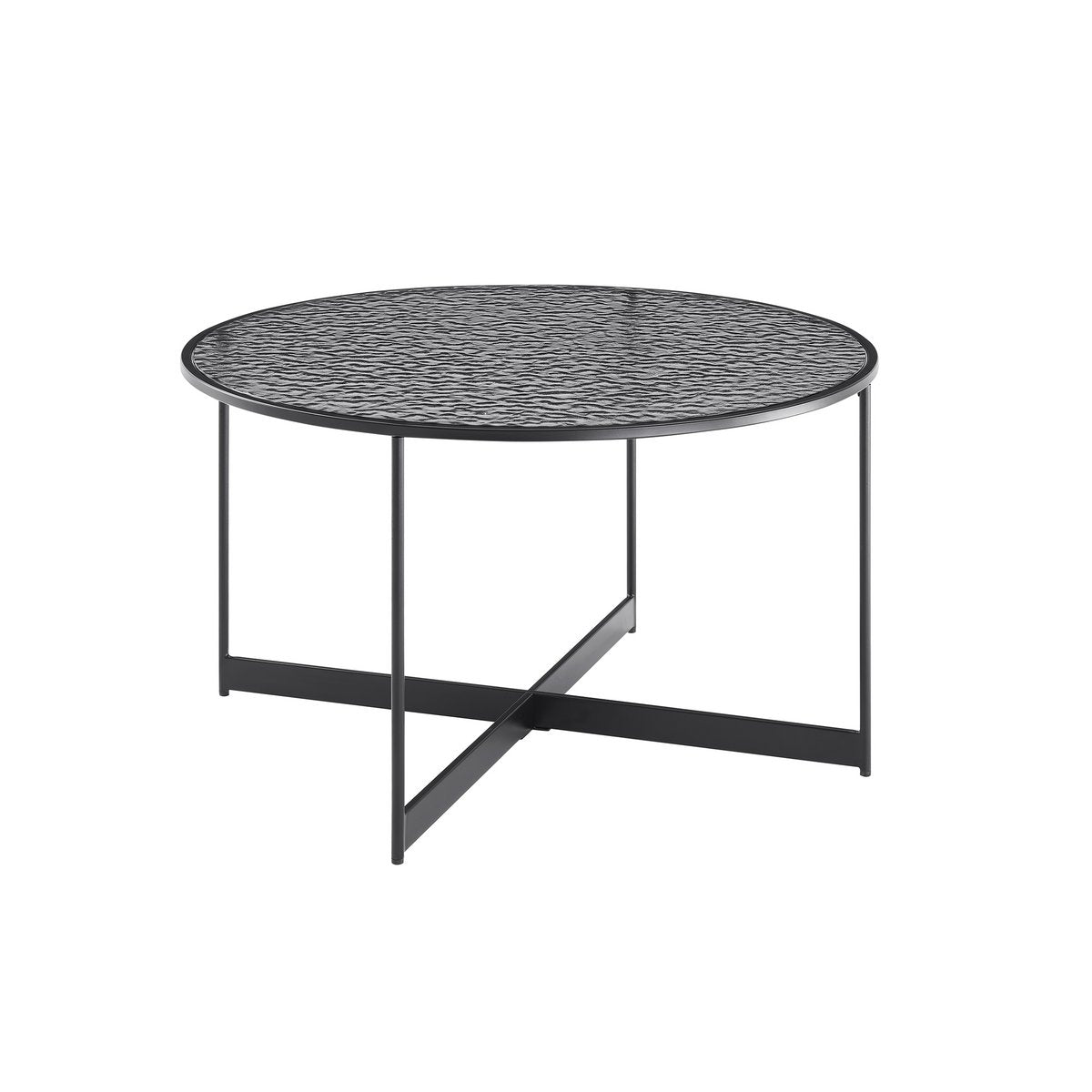 Salontafel Ø 80 cm zwart
