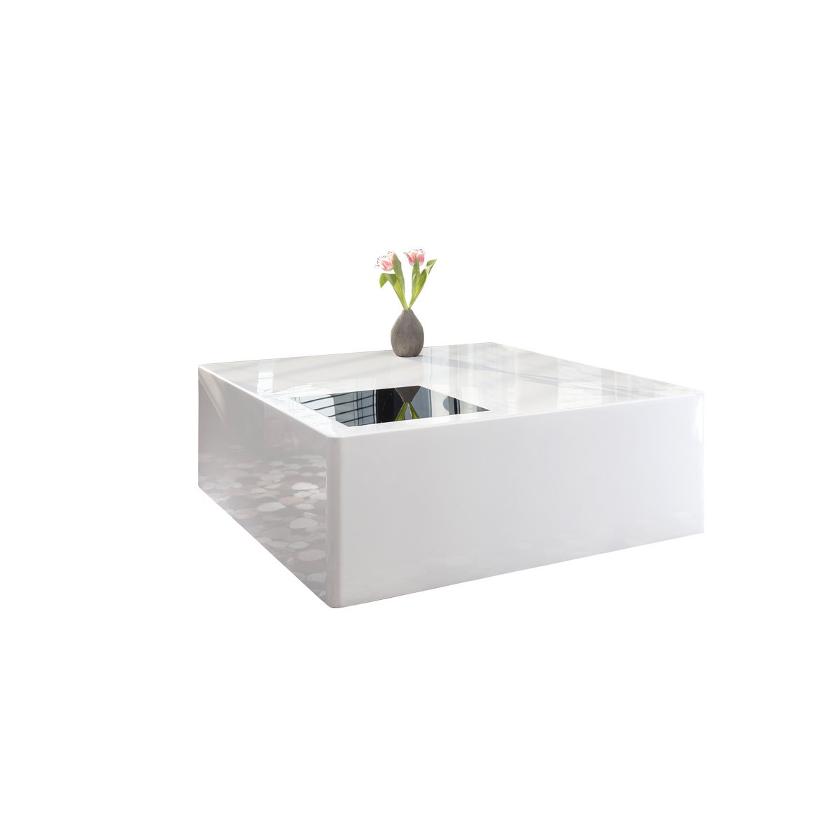 Salontafel 100x100x45 cm wit