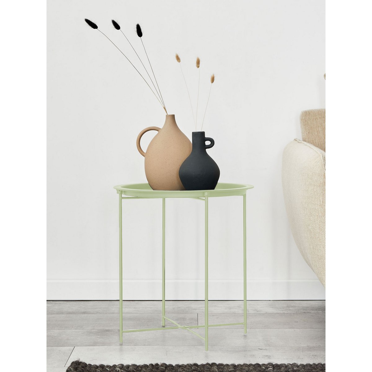 Bijzettafel Ø 47 H 51 2. Kies Tuintafel Balkon Tabel Terasses Tabel Ronde Alberta Metaal Small Ver