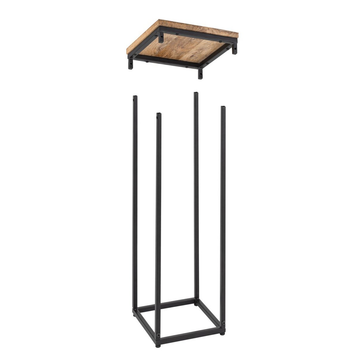 Bloemkolommen ingesteld B 25 en 20 uur 78 en 67 cm bloemen ontlasting Peru Plant Stand Square