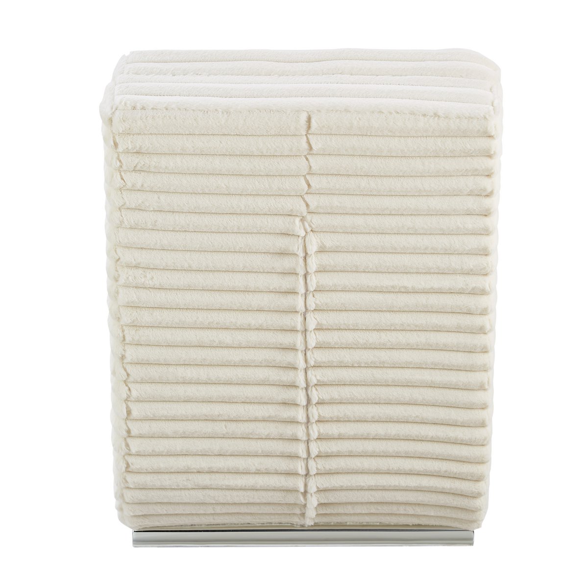 Chaiselongue plüschkoord beige