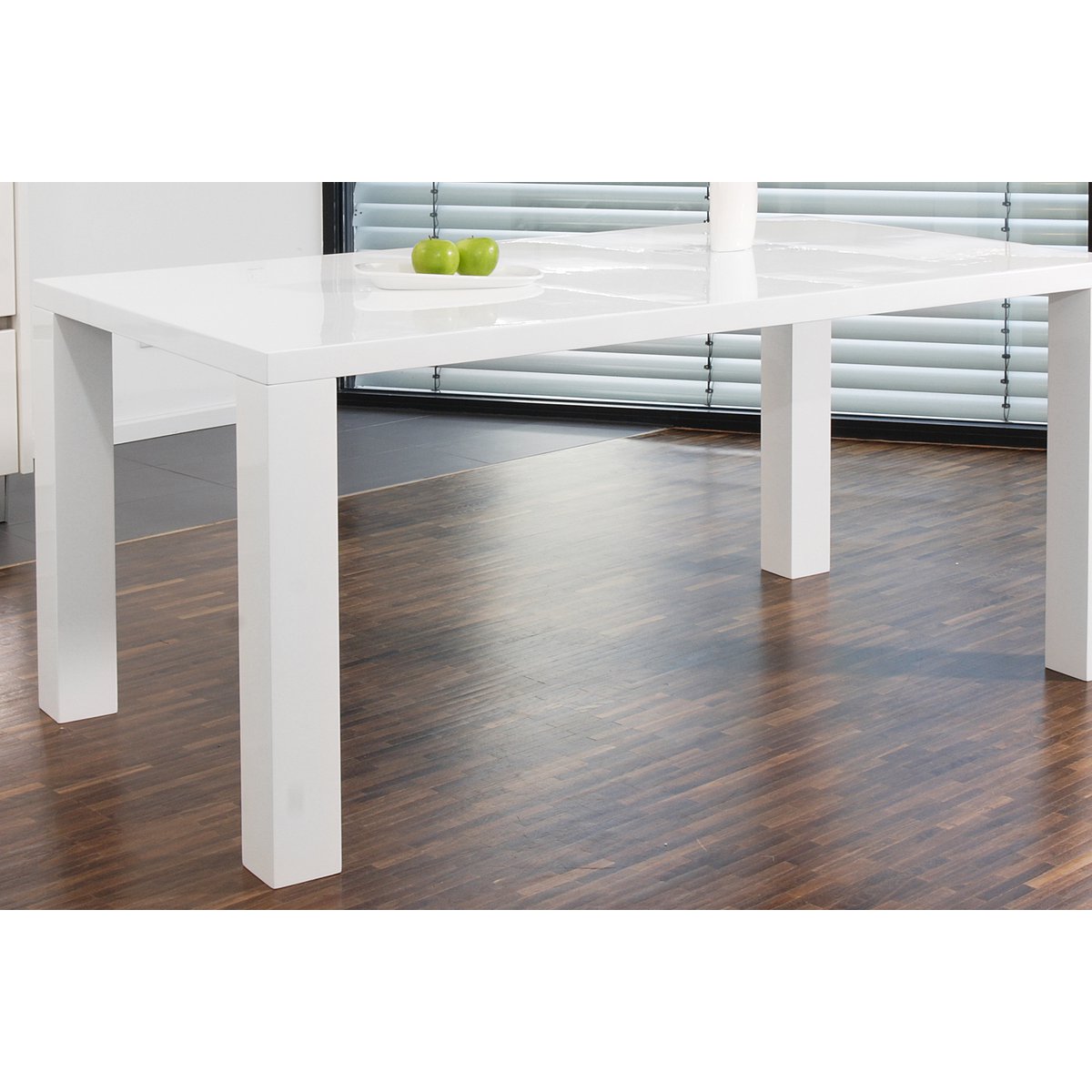 Eettafel 180x90x76 cm wit