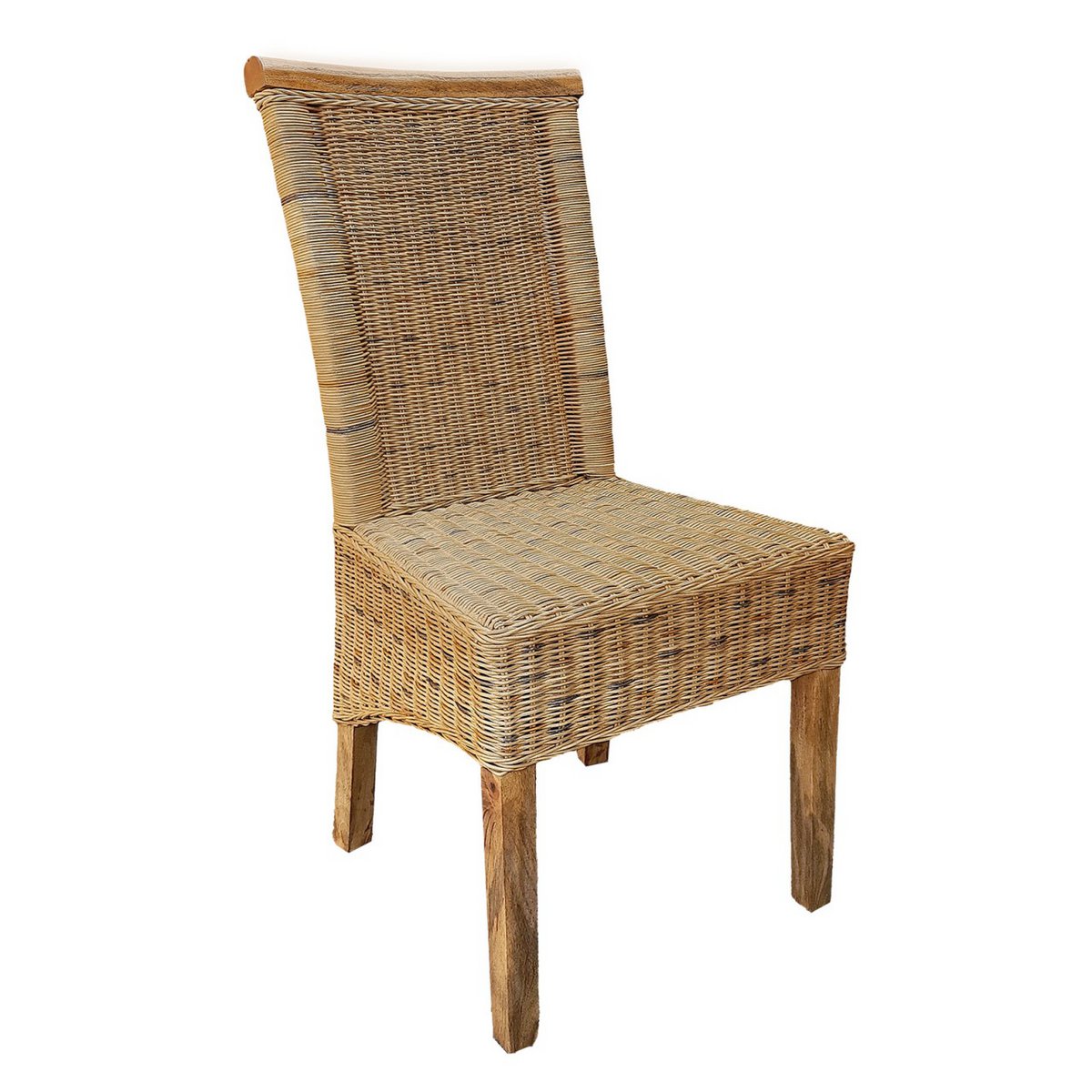 Eetkamerstoelen set van 4 rotan stoel tabacco Perth rotan stoel rieten stoel duurzaam
