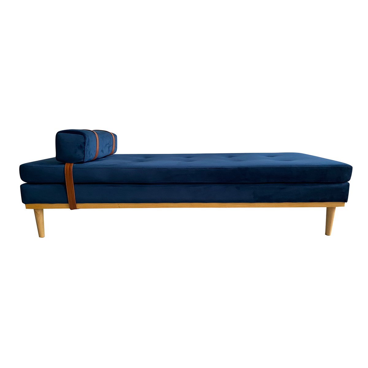 Dagbed fluweel blauw
