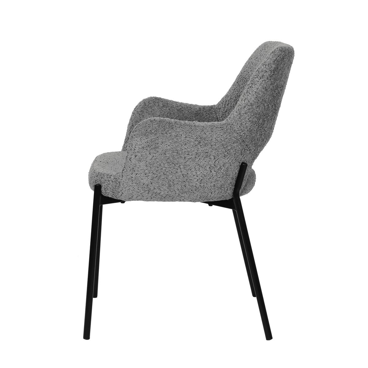 Fauteuilset van 2 met uitgesneden rugleuning