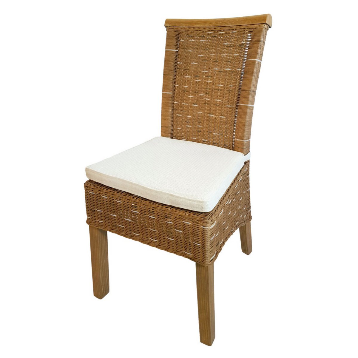 Eetkamerstoelen Set 6 stuks Rattan stoelen eettafel stoelen Perth Brown Corridors
